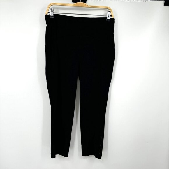 Lululemon Pants - Lululemon Black Swift Speed High Rise Crop 23” Black womans size 10